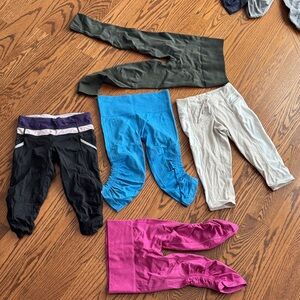 Lululemon Women's Leggings - Black, Blue, Pink, Gray ALL SIZE 4